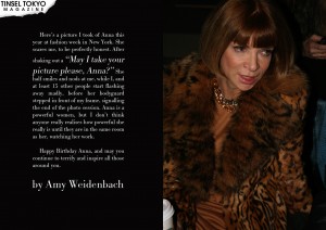 Anna Wintour by Amy Weidenbach